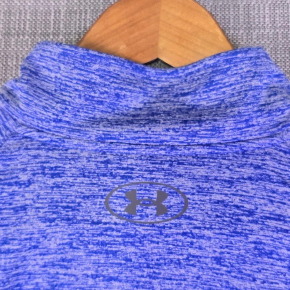 Under Armour Pullover 1/2 Zip Mens 3XL Tech 2.0 Blue Heather New Running Top